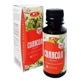 Бальзам Родники Сибири Солясол для печени 100 мл