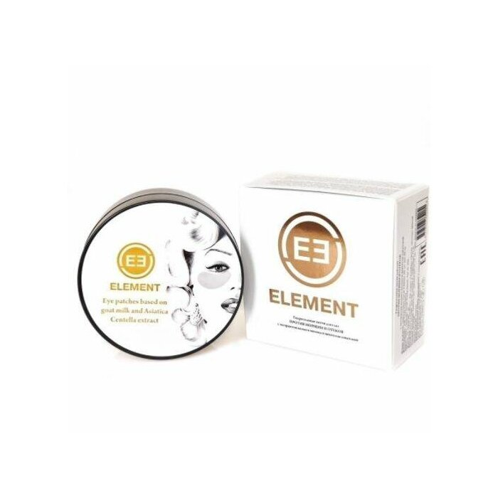 Патчи для глаз гидрогелевые Element-beauty от темных кругов под глазами на основе коз молока 60 шт.