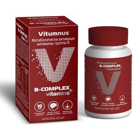 Vitumnus Витамины группы В B-complex капсулы 30 шт.
