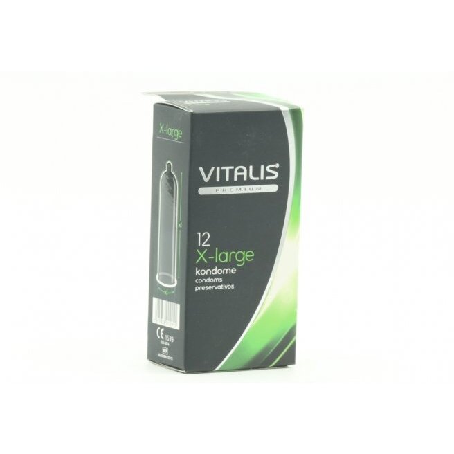 Презервативы Vitalis Premium x-large увеличенного размера ширина 57 мм 12 шт.