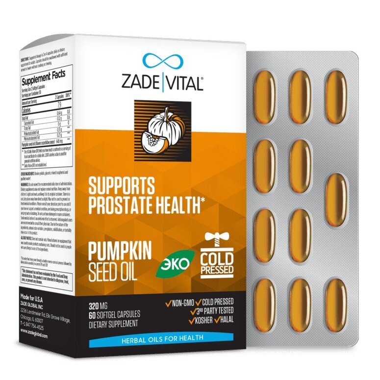Масло семян тыквы Заде Витал (Zade Vital) капсулы 60 шт.
