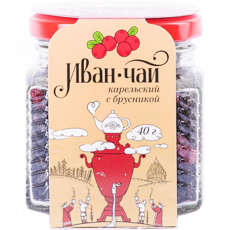 Напиток чайный Иван-чай Карельский с ягодами брусники 40 г