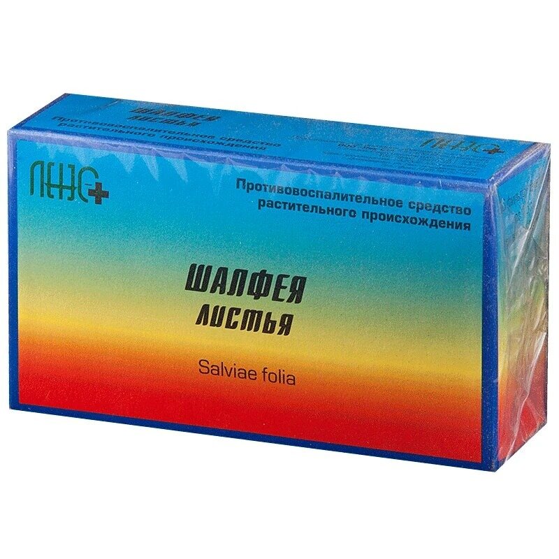 Шалфей листья Лек С + фильтр-пакеты 1,5 г 20 шт.