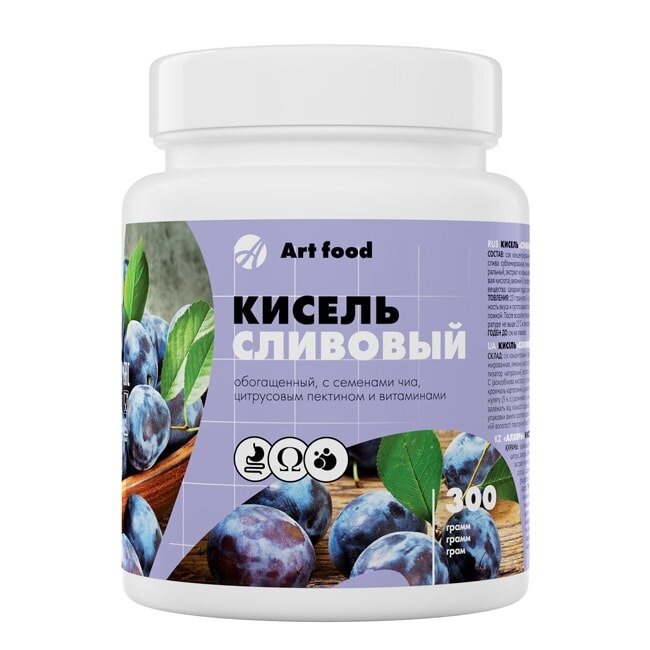 Кисель Артлайф сливовый 300 г