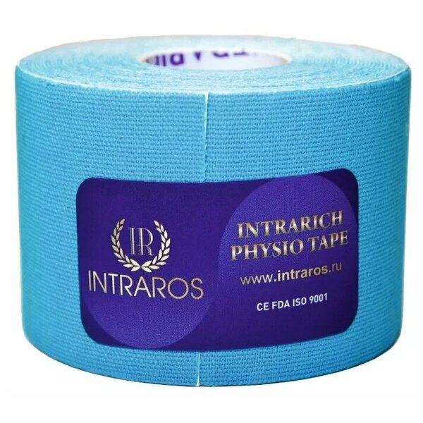 Тейп спортивный Intrarich physio-tape синий 5 см х 5 м 1 шт.