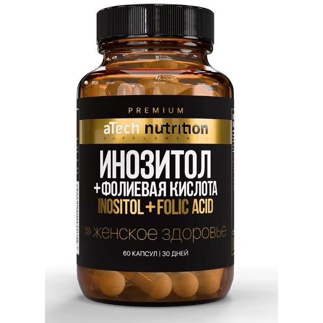 Инозитол+Фолиевая кислота aTech Nutrition Premium капсулы 60 шт.