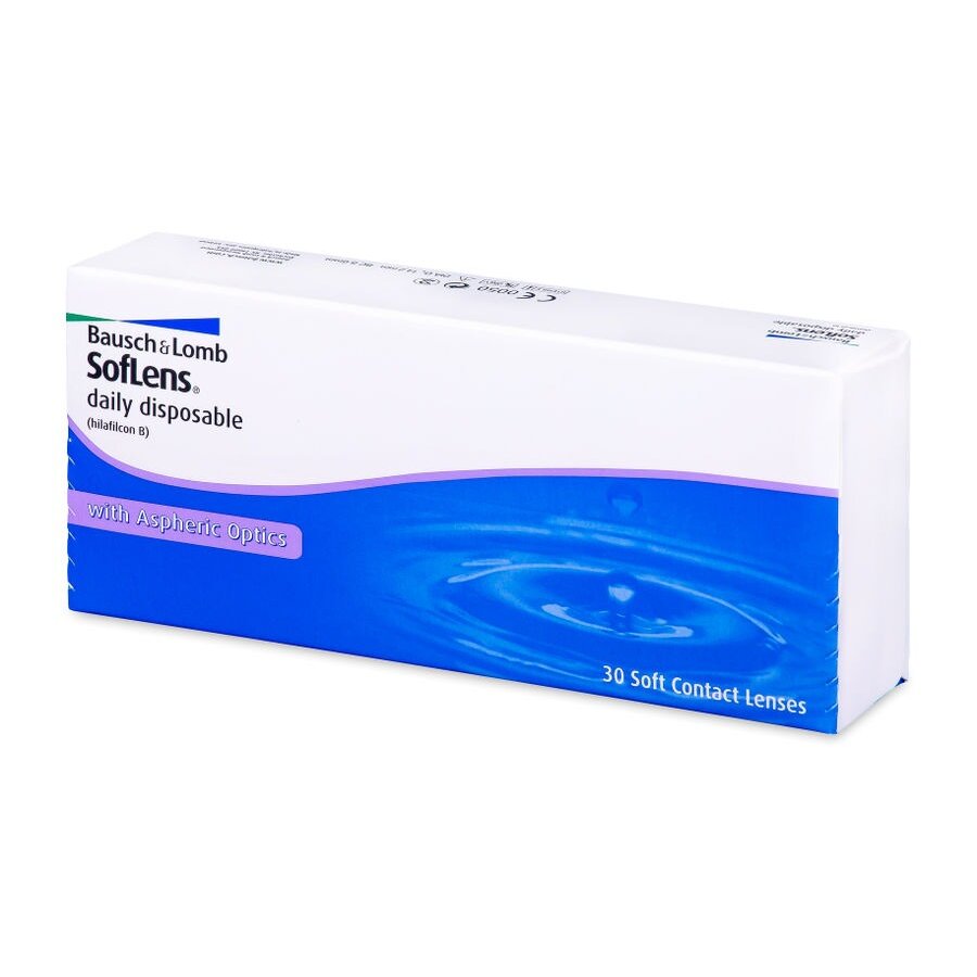 Линзы контактные Bausch & Lomb Soflens daily disposable однодневные 8.6/-3.50 30 шт.