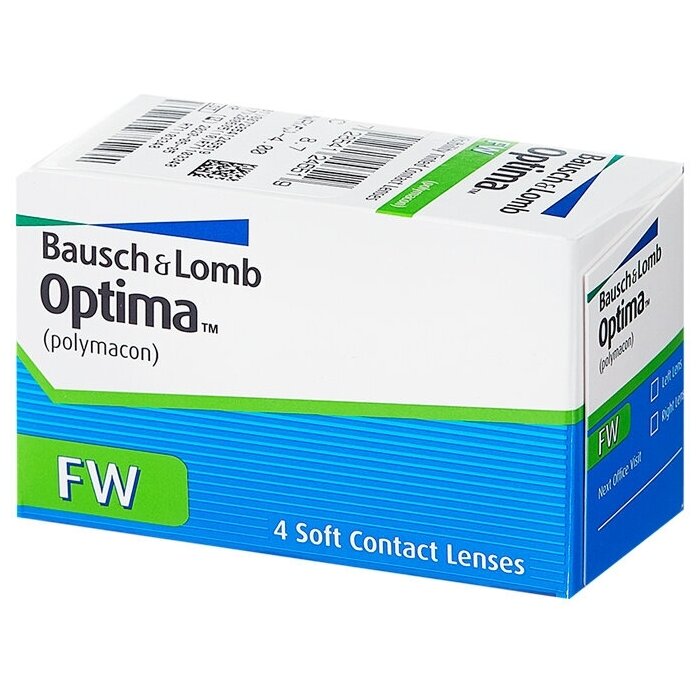 Контактные линзы Optima FW 8.7/-3.50 4 шт.