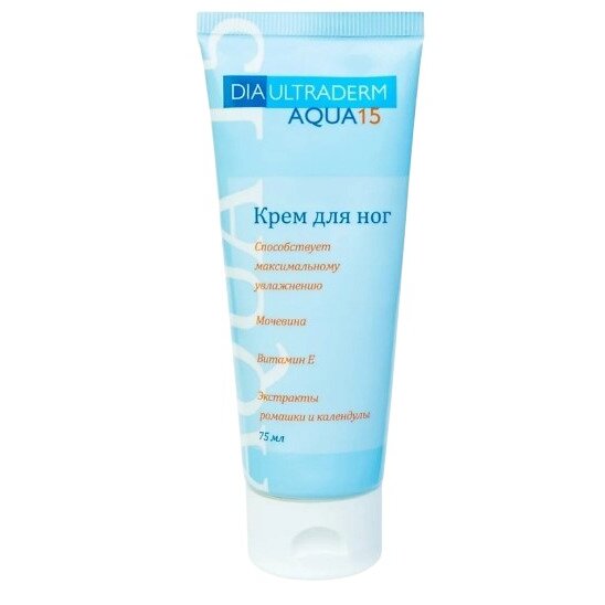 Крем Diaultraderm aqua 15 для ног 75 мл