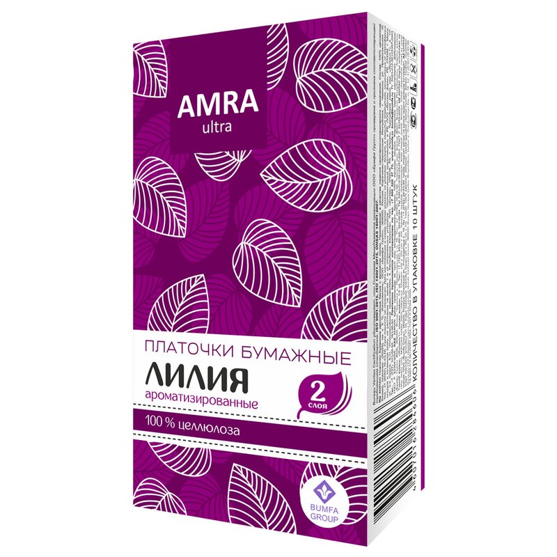 Amra Платки 10 шт. Лилия