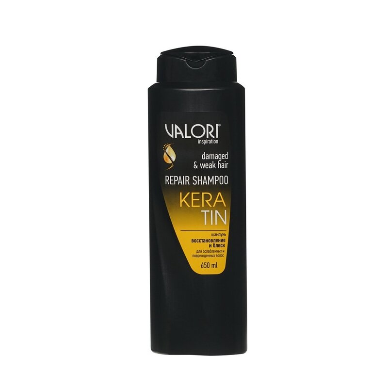 Шампунь для волос Valori Inspiration Keratin Кератиновое восстановление 650 мл