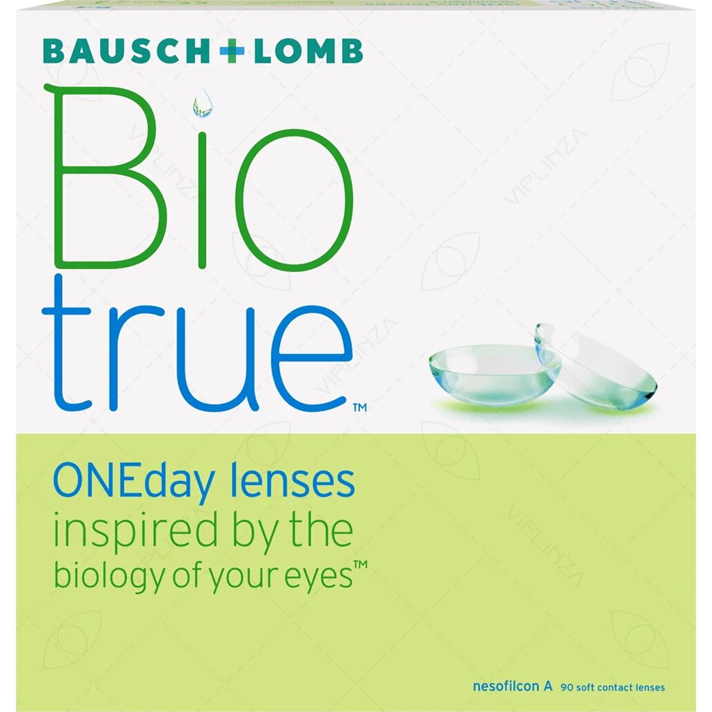 Линзы контактные Biotrue ONEday lens Bausch&Lomb/Бауш энд Ломб (8,6, -6,25) 90шт