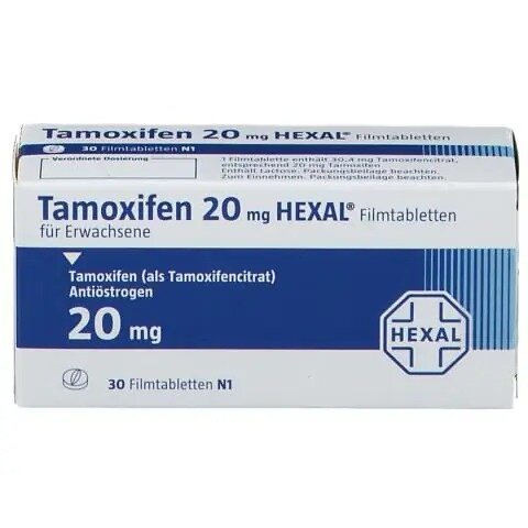 Тамоксифен Гексал таблетки 20 мг 30 шт.