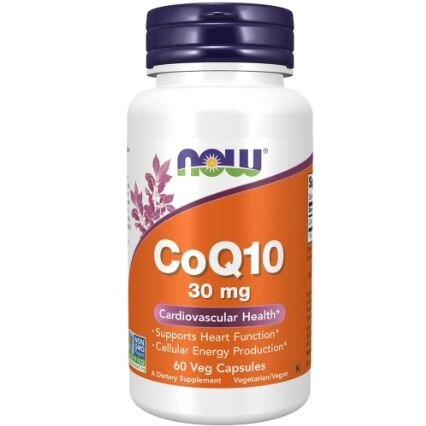Коэнзим Q10 Now Foods капсулы 30 мг 60 шт.