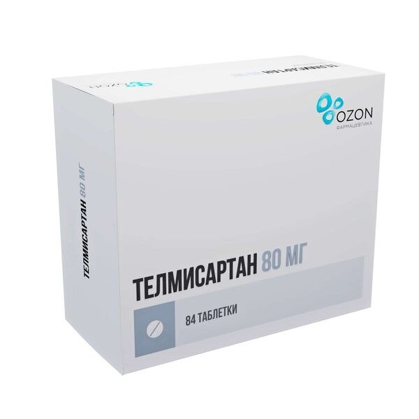 Телмисартан таблетки 80 мг 84 шт.