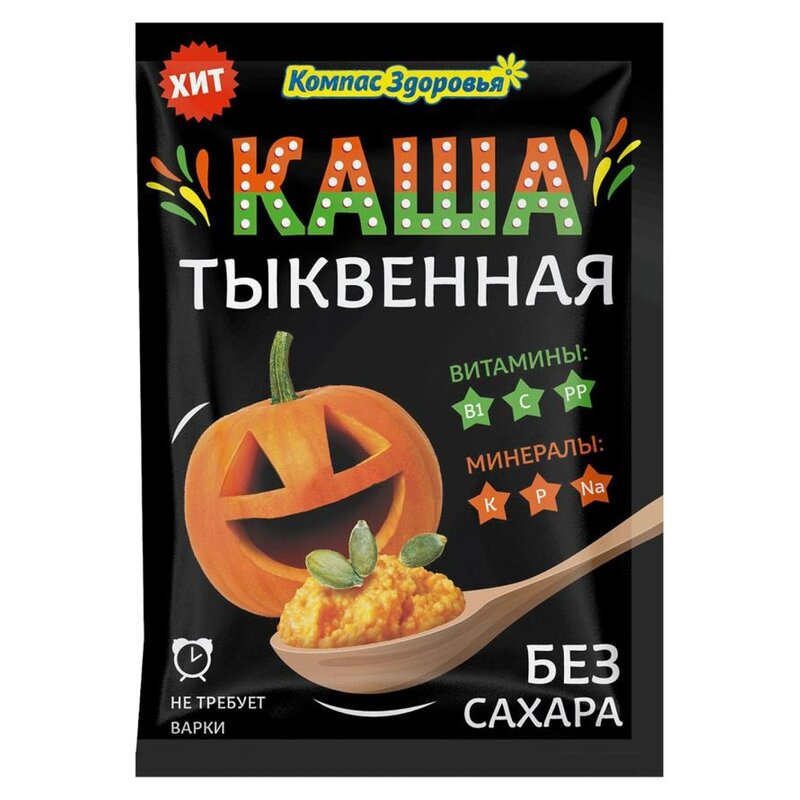 Компас здоровья каша овсяная тыквенная 30 г 1 шт.