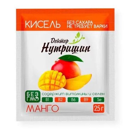 Кисель Доктор Нутришин манго без сахара 25 г