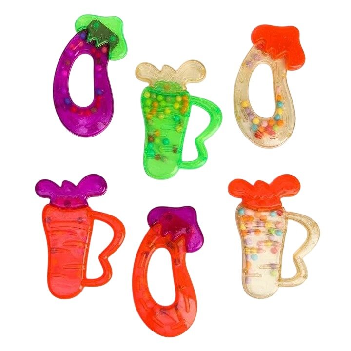 Погремушка Крошка я яркие овощи 1 шт.