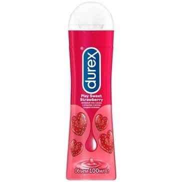 Гель-смазка Дюрекс (Durex) Play Sweet Strawberry с ароматом клубники 100 мл