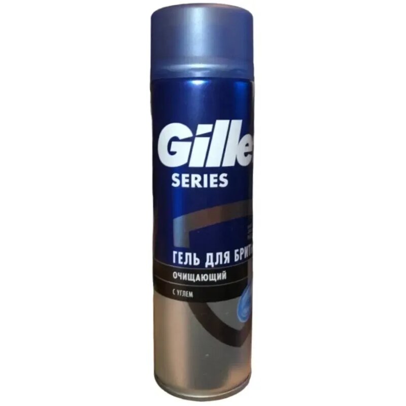 Gillette series гель для бритья очищающий 200 мл с углем