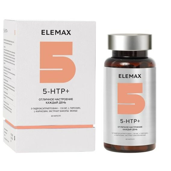 5-НТР+ (гидрокситриптофан) Elemax капсулы 350 мг 60 шт.