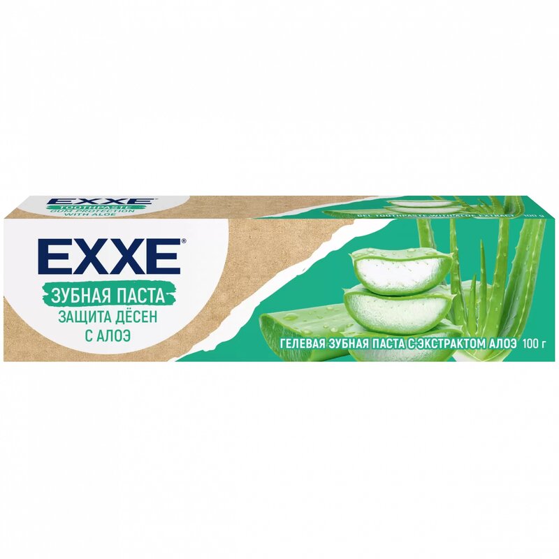 Зубная паста Экс (Exxe) защита десен с алоэ 100 г