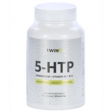 5-HTP Antistress Магний+Витамины B6+B12 1WIN капсулы 60 шт.