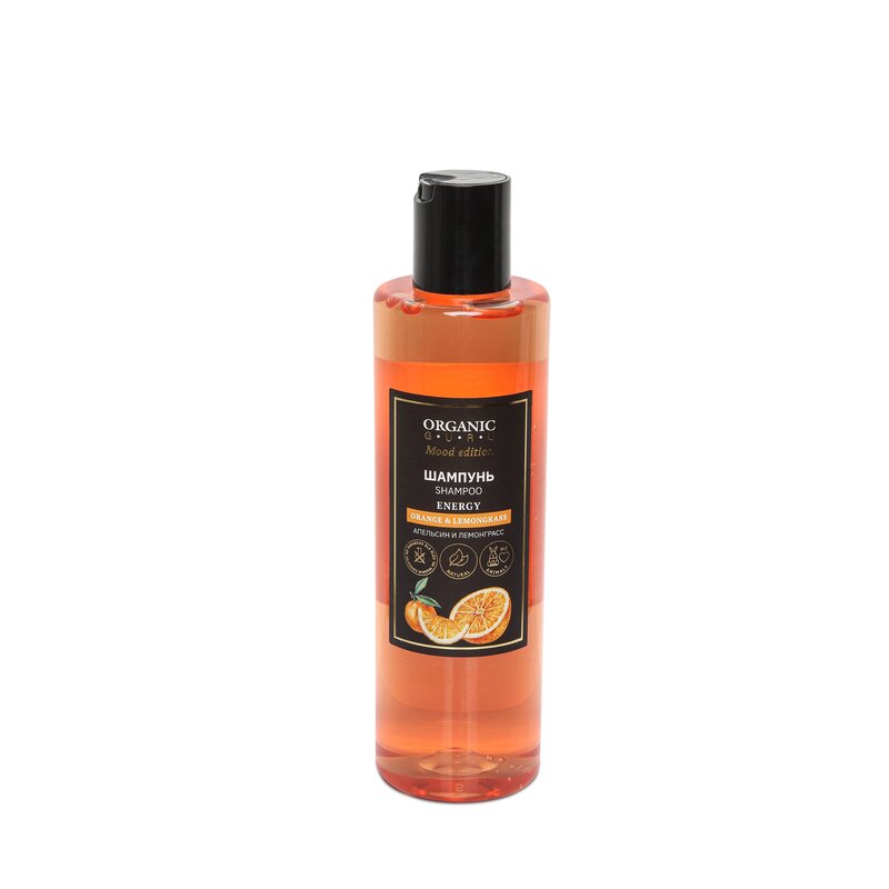 Шампунь для волос Organic guru апельсин и лемонграсс 250 мл