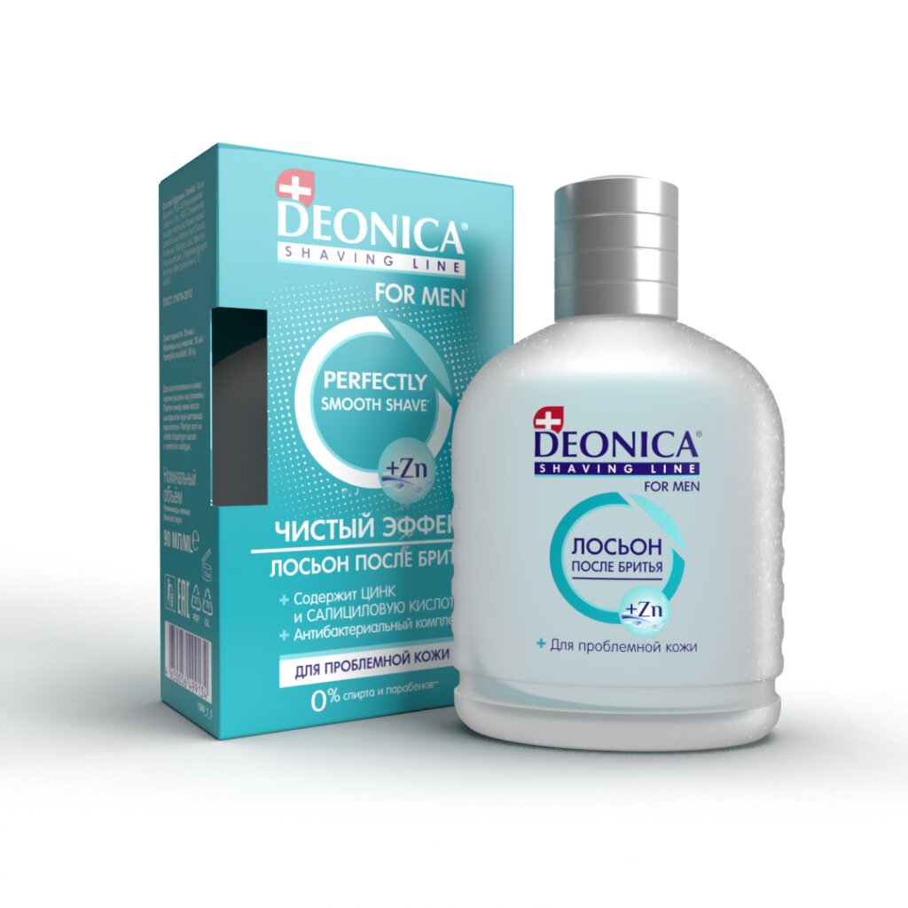 Лосьон после бритья DEONICA FOR MEN Чистый эффект 90 мл
