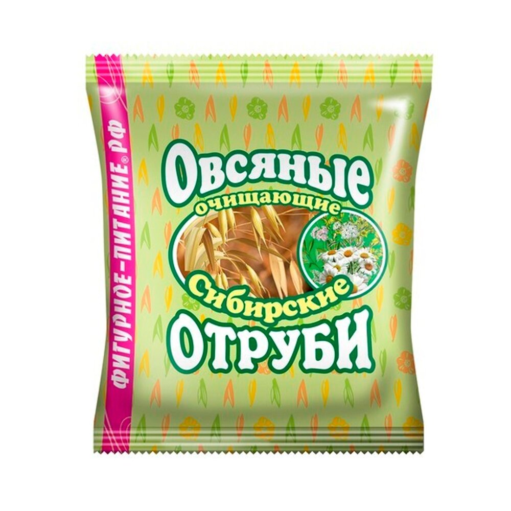 Отруби Сибирская Клетчатка Овсяные очищающие 200 г