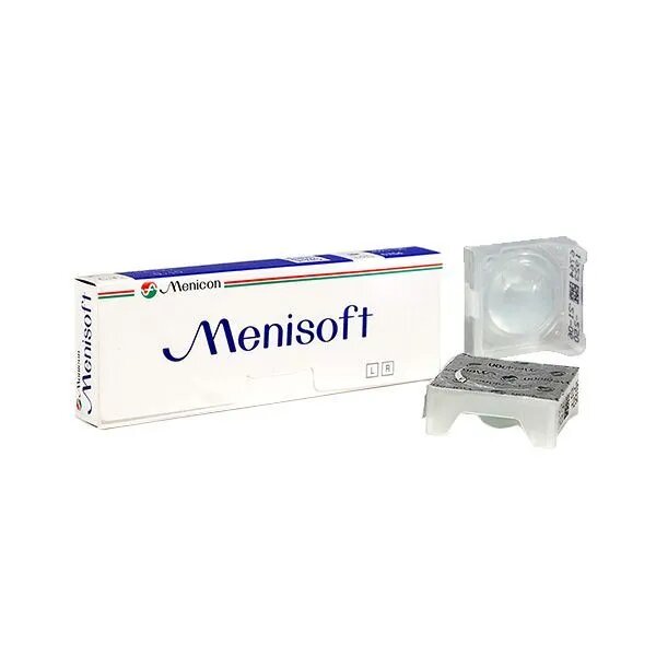Линзы контактные ежемесячной замены мягкие Menisoft Menicon (-1,75/8,6/14,2) 3шт