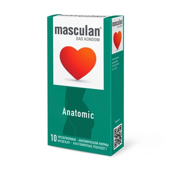 Презервативы анатомической формы Anatomic Masculan 10 шт.