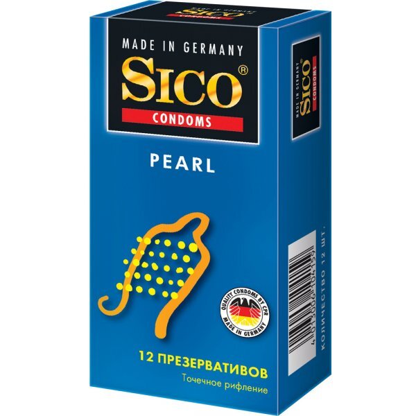 Презервативы Sico Pearl точечное рифление 12 шт.
