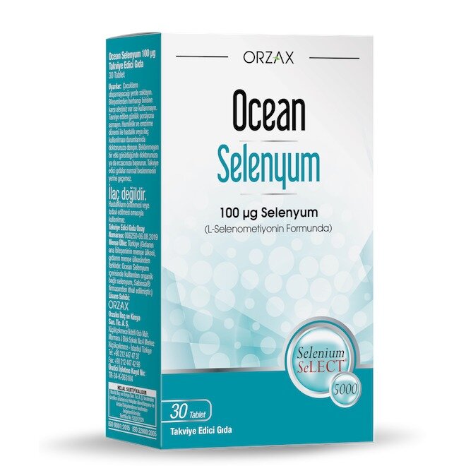 Селен Orzax Ocean Selenyum таблетки 100 мкг 30 шт.