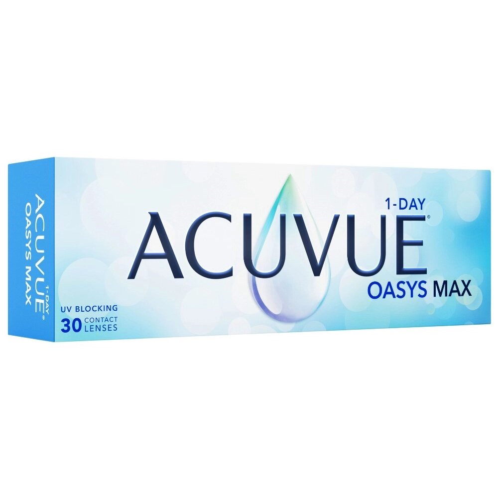 Линзы контактные однодневные Acuvue Oasys Max 1-Day (-5.50/8.5/14.3) 30шт