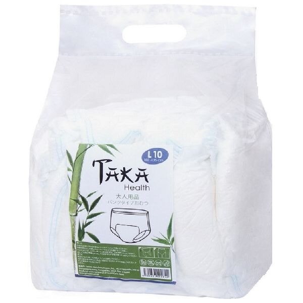 Подгузники-трусики для взрослых Taka health размер l /100-135см 10 шт.