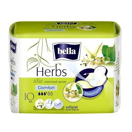 Прокладки Bella Herbs Tilia Comfort Softiplait 10 шт.