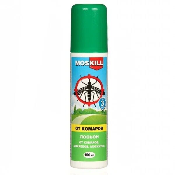 Лосьон защитный от комаров Москилл 150 мл