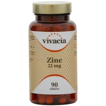 Таблетки Vivacia Цинк 22 мг 90 шт.