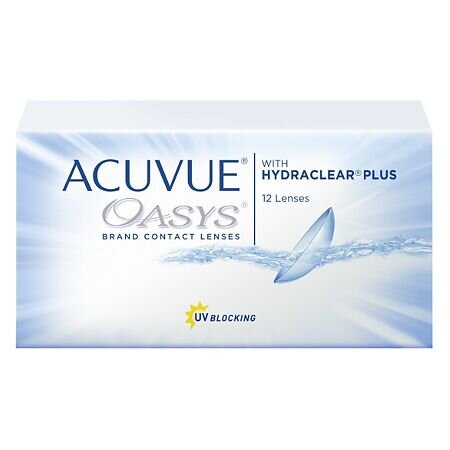 Контактные линзы ACUVUE Oasys with hydraclear plus 12 линз R 8.4 D -1.75 x1