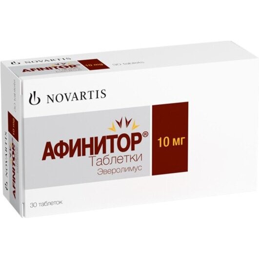 Афинитор таблетки 10 мг 30 шт.