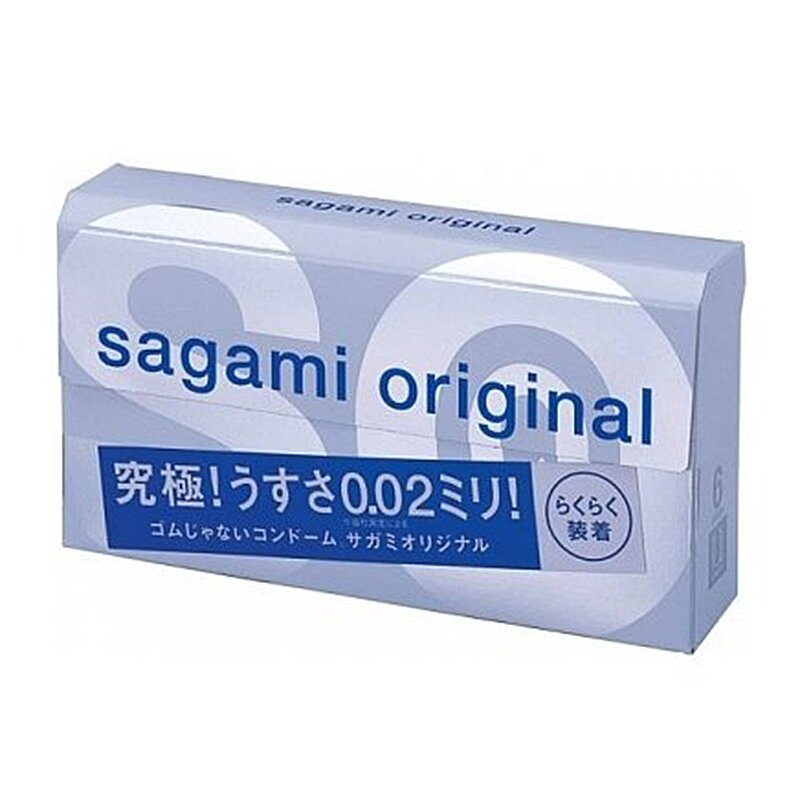 Презервативы Sagami Original 0.02 Полиуретановые ультратонкие 6 шт.