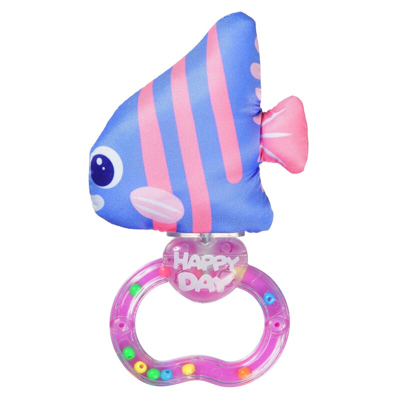 Погремушка мягкая Uviton Sea Friends арт.0605/03 Лиловая рыбка