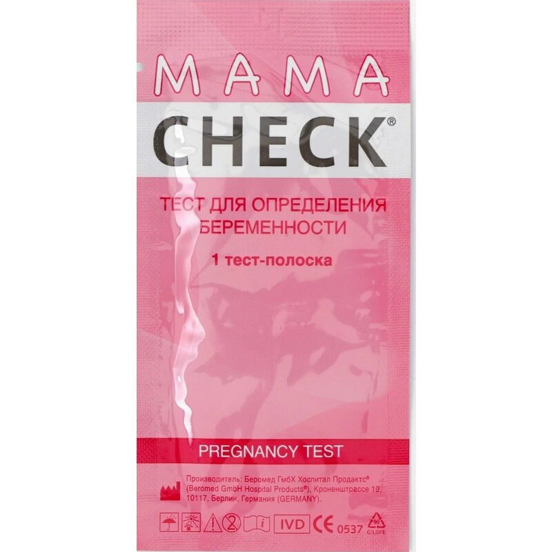 Тест на определения беременности Mama Check 1 шт.