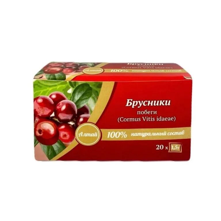 Чайный напиток Брусники побеги фильтр-пакеты 1,5 г 20 шт.
