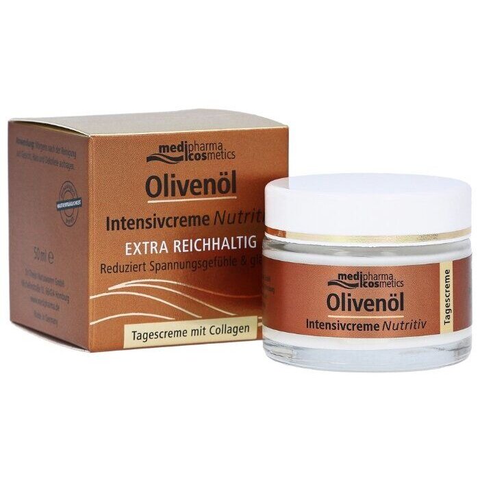 Крем Medipharma cosmetics olivenol для лица дневной питательный интенсив 50 мл