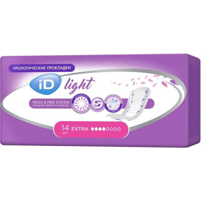 Прокладки урологические ID Light Extra 14 шт.