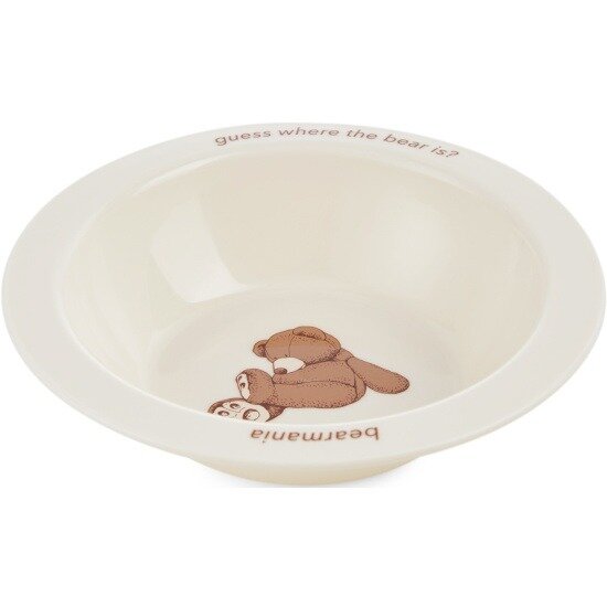 Тарелка Happy Baby для кормления глубокая 6мес+ мишка
