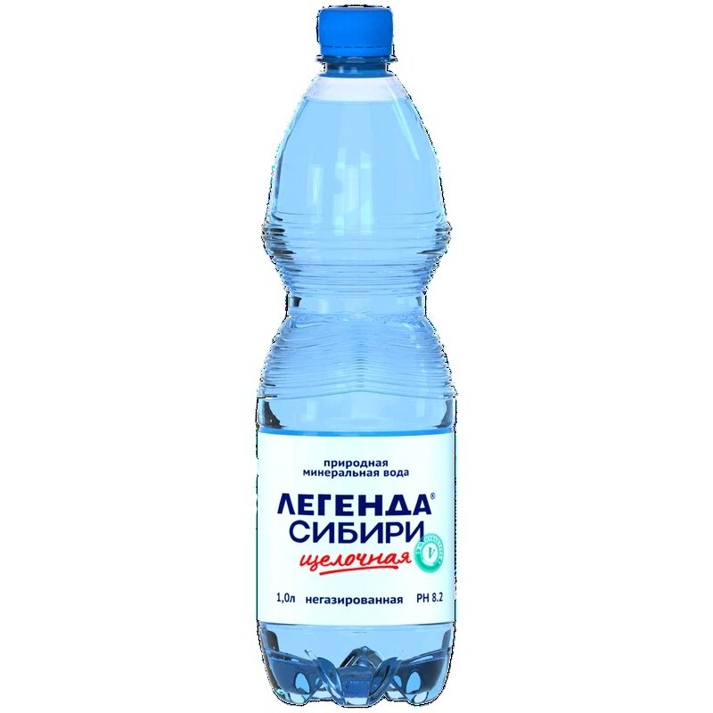Легенда сибири вода минеральная питьевая негазированная 1л бут.п/э