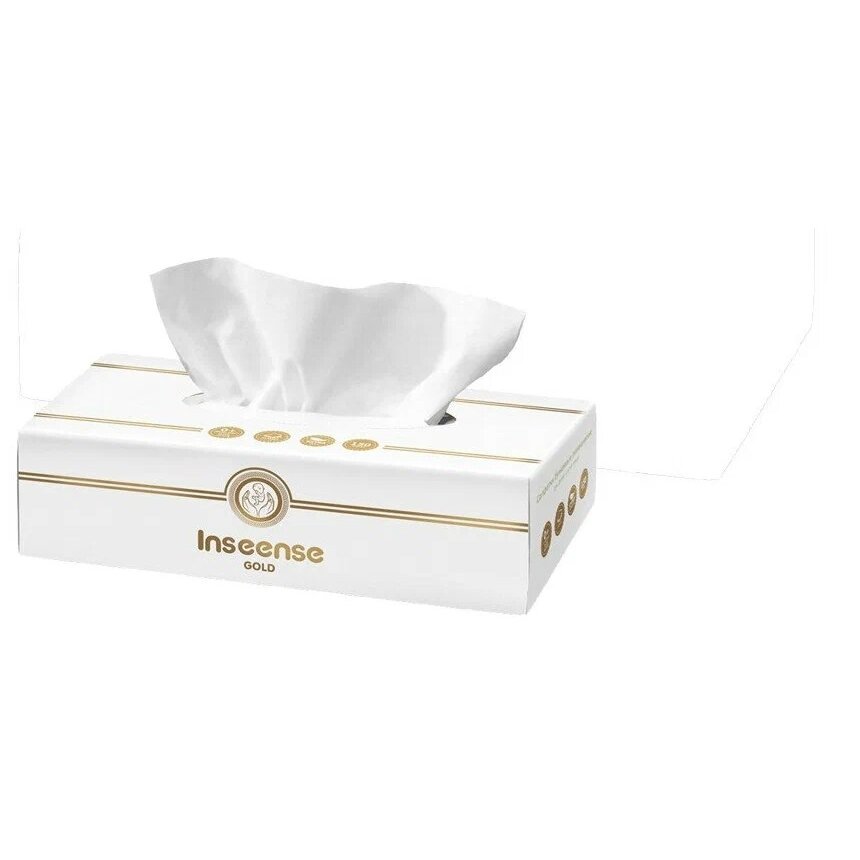 Салфетки бумажные Inseense 2 слоя белые 150 шт.